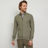 Cardigan zippé en point de riz EDEN PARK