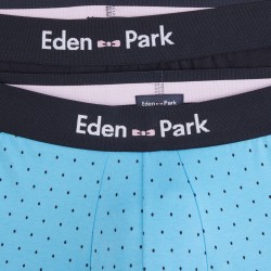 Pack de boxers uni et pois EDEN PARK