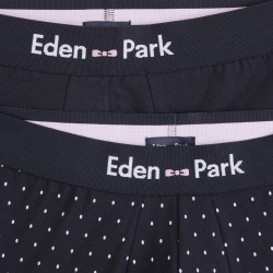 Pack de boxers uni et pois EDEN PARK