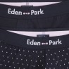 Pack de boxers uni et pois EDEN PARK