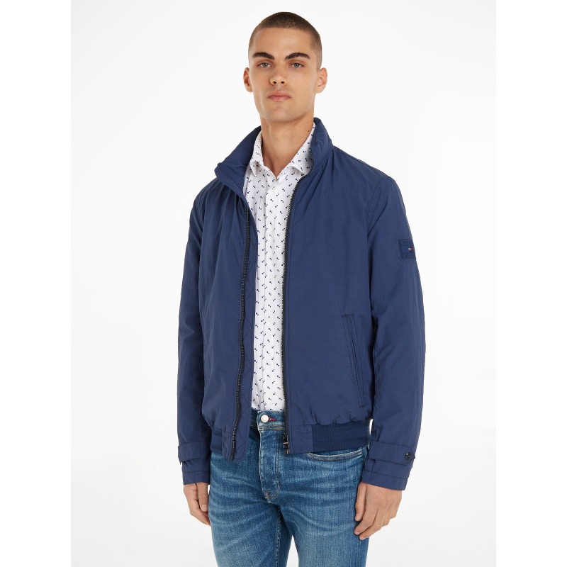 Blouson teinté en plongé avec capuche TOMMY HILFIGER