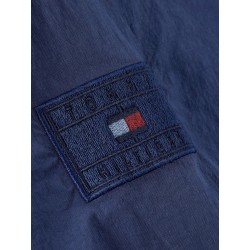 Blouson teinté en plongé avec capuche TOMMY HILFIGER