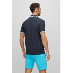 POLO EN COTON BIOLOGIQUE AVEC LOGO BOSS