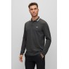 Polo en piqué de coton avec détails sur le col HUGO BOSS