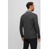 Polo en piqué de coton avec détails sur le col HUGO BOSS