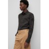 Chemise Slim Fit en jersey de coton mélangé imprimé BOSS