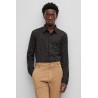 Chemise Slim Fit en jersey de coton mélangé imprimé BOSS