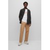 Chemise Slim Fit en jersey de coton mélangé imprimé BOSS