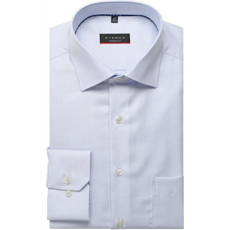 Chemise texturée en twill ETERNA