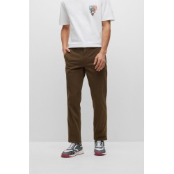 Pantalon slim en coton BOSS