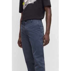 Pantalon slim en coton BOSS