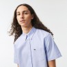 Chemisette regular fit en coton Oxford LACOSTE