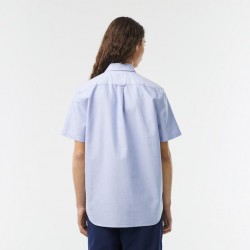 Chemisette regular fit en coton Oxford LACOSTE