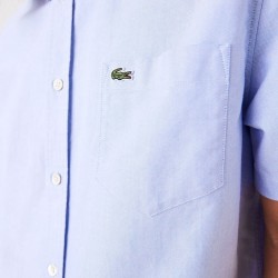 Chemisette regular fit en coton Oxford LACOSTE