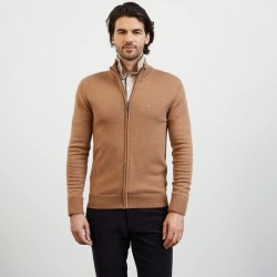 Cardigan zippé à col...