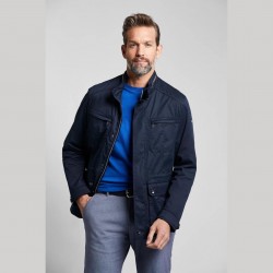 Veste déperlante à col officier bugatti