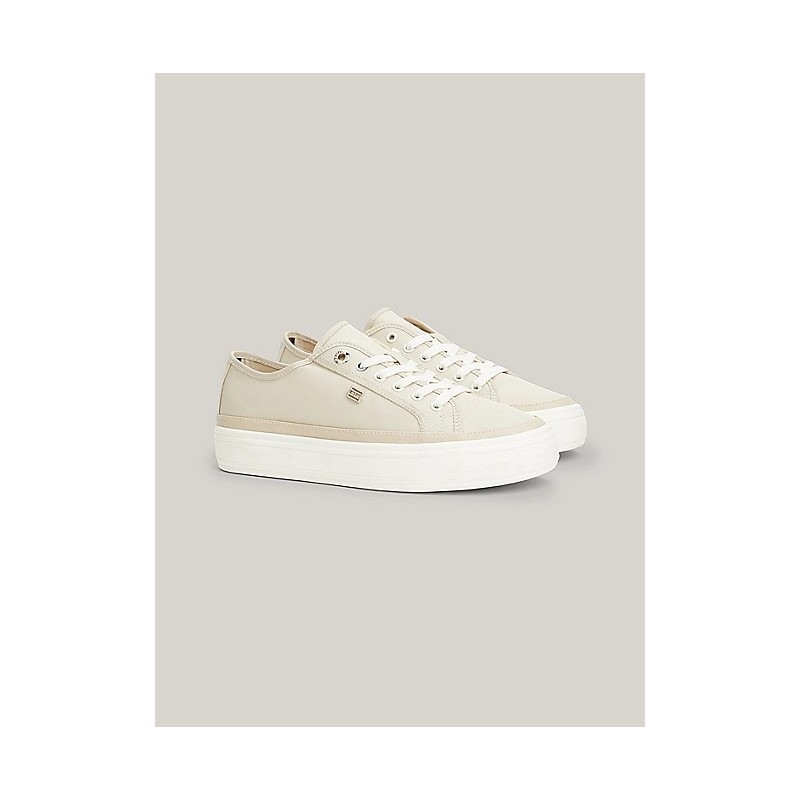 BASKETS ESSENTIAL EN TOILE À DRAPEAU tommy hilfiger