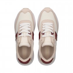 BASKETS DE RUNNING ELEVATED EN CUIR tommy hilfiger
