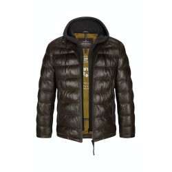Doudoune matelassée en cuir MILESTONE