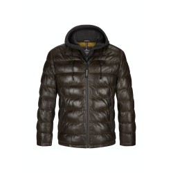 Doudoune matelassée en cuir MILESTONE