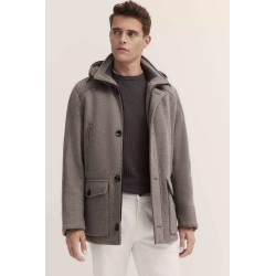Parka à capuche col montant BUGATTI