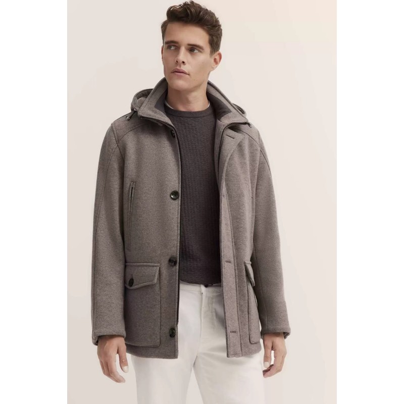Parka à capuche col montant BUGATTI