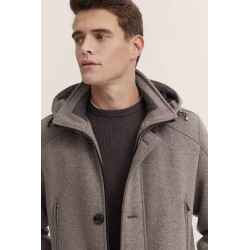 Parka à capuche col montant BUGATTI