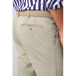 Pantalon chino micro print en coton bio MEYER