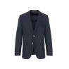 Veste Slim Fit en laine mélangée à micro motif BOSS
