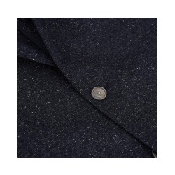 Veste Slim Fit en laine mélangée à micro motif BOSS
