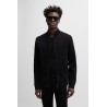 Sweat-shirt zippé à structure avec empiècements BOSS