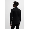 Sweat-shirt zippé à structure avec empiècements BOSS