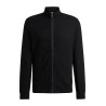Sweat-shirt zippé à structure avec empiècements BOSS