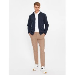 Sweat-shirt zippé à structure avec empiècements BOSS