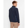 Sweat-shirt zippé à structure avec empiècements BOSS