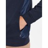 Sweat-shirt zippé à structure avec empiècements BOSS