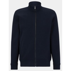 Sweat-shirt zippé à structure avec empiècements BOSS