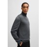 Pull Slim à col roulé en laine mérinos BOSS