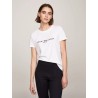 T-shirt en pur coton à logo TOMMY HILFIGER