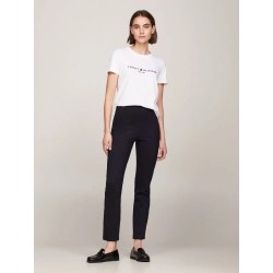 T-shirt en pur coton à logo TOMMY HILFIGER