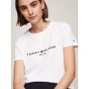 T-shirt en pur coton à logo TOMMY HILFIGER