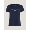 T-shirt en pur coton à logo TOMMY HILFIGER