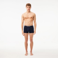 Lot de 3 boxers courts ceinture siglée LACOSTE