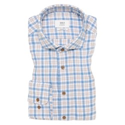 Chemise en coton gratté Modern fit 1863 ETERNA
