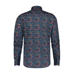 Chemise fantaisie poisson corail A FISH NAMED FRED
