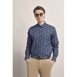 Chemise fleurie Modern fit BUGATTI