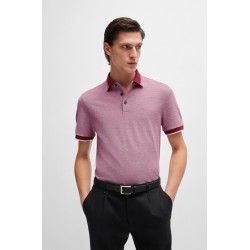 Polo en piqué de coton Oxford avec logo BOSS