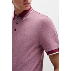 Polo en piqué de coton Oxford avec logo BOSS