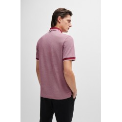 Polo en piqué de coton Oxford avec logo BOSS