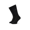 Lot de deux paires de chaussettes mi-mollet en coton mélangé BOSS